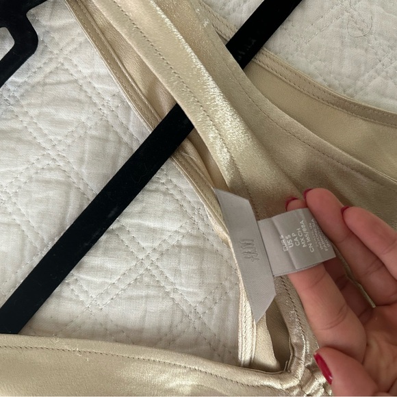 H&M tank top outgoing top gold size Small - Picture 3 of 4